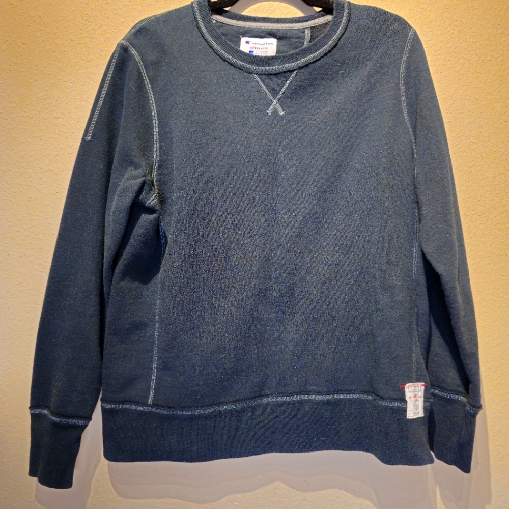 Champion Crewneck Black Sweatshirt Size Large